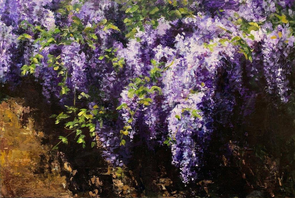 Glicinias 60x40cm